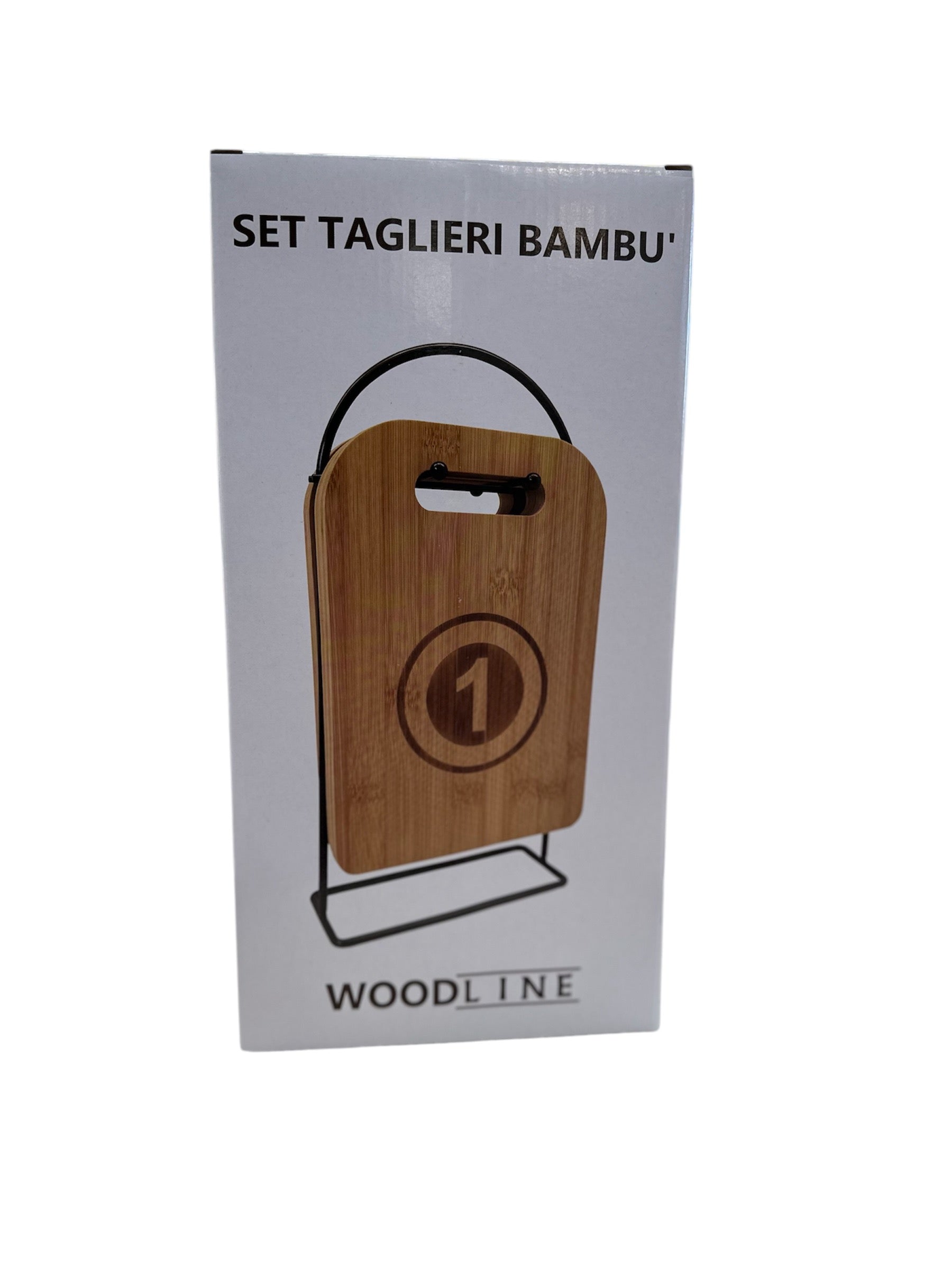 Set 4 taglieri numerati in bambù con stander 30cm Kasanova Set 4 taglieri numerati in bambù con stander 30cm Kasanova